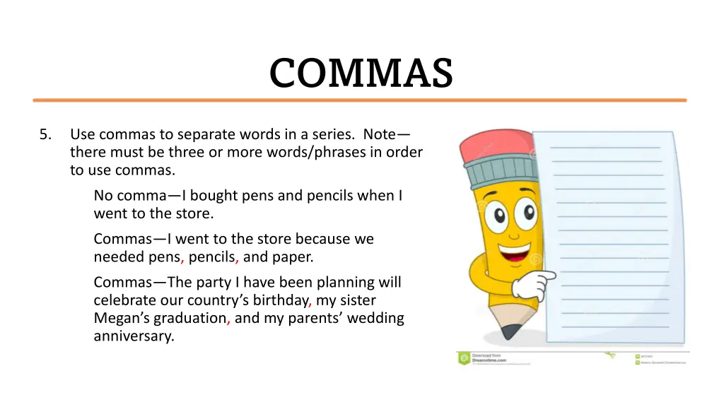 commas 1