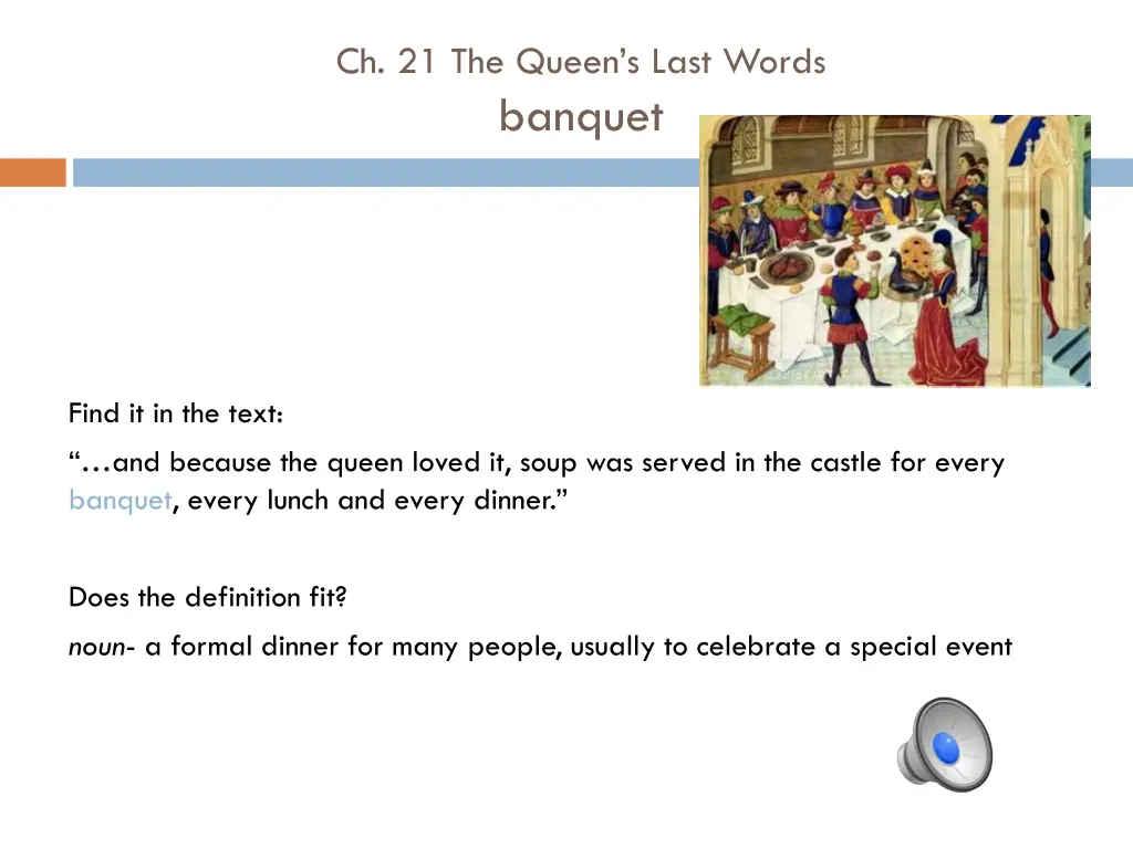 ch 21 the queen s last words banquet