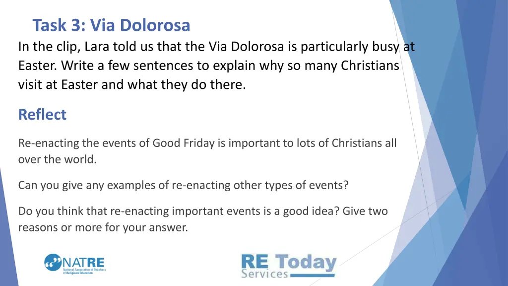 task 3 via dolorosa in the clip lara told us that