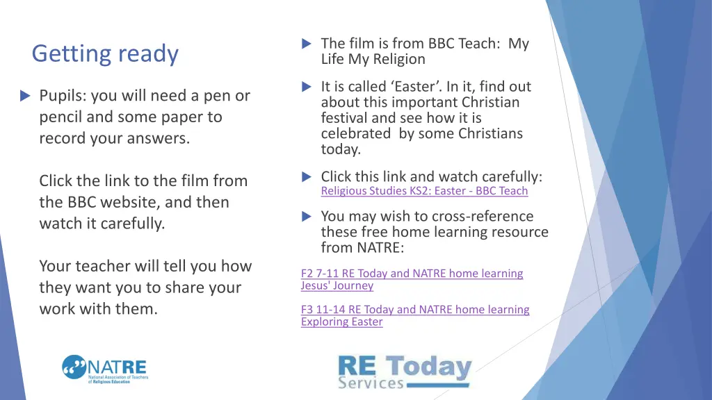 the film is from bbc teach my life my religion