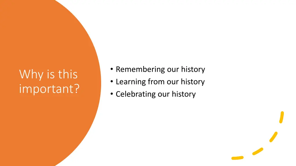 remembering our history learning from our history