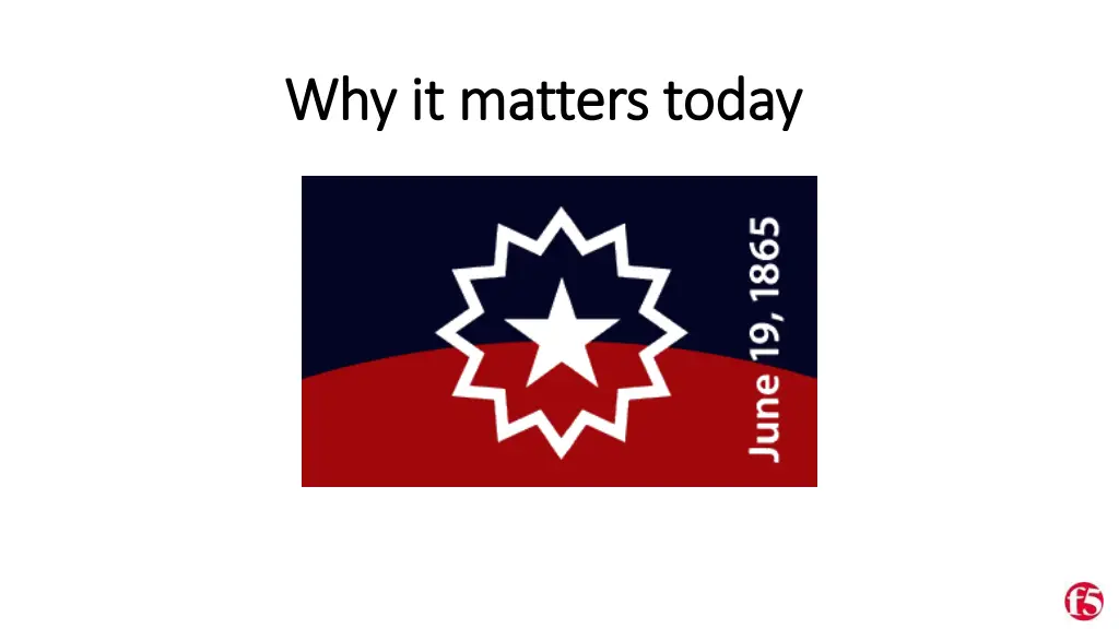 why it matters today why it matters today