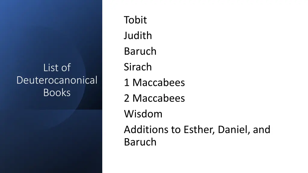 tobit judith baruch sirach 1 maccabees