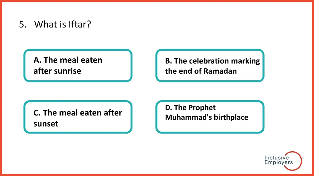 5 what is iftar