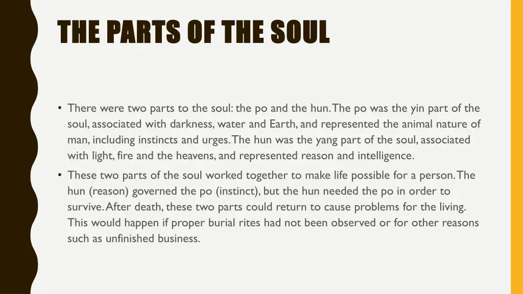 the parts of the soul the parts of the soul