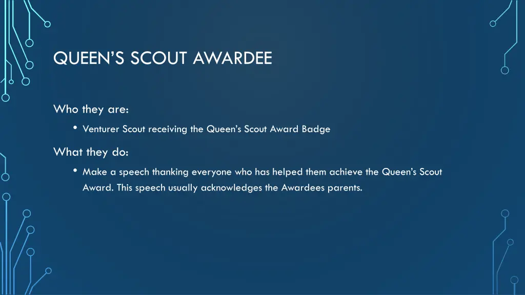 queen s scout awardee