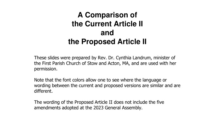 a comparison of the current article