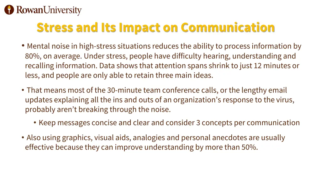 stress and its impact on communication mental