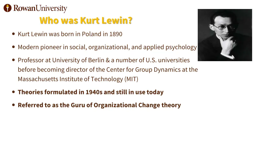 who was kurt lewin