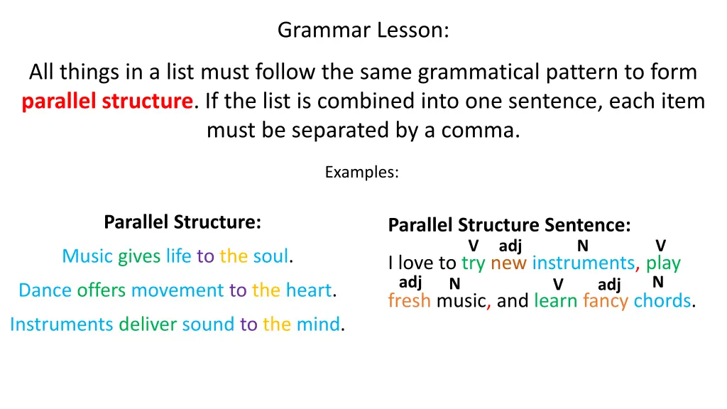 grammar lesson 2