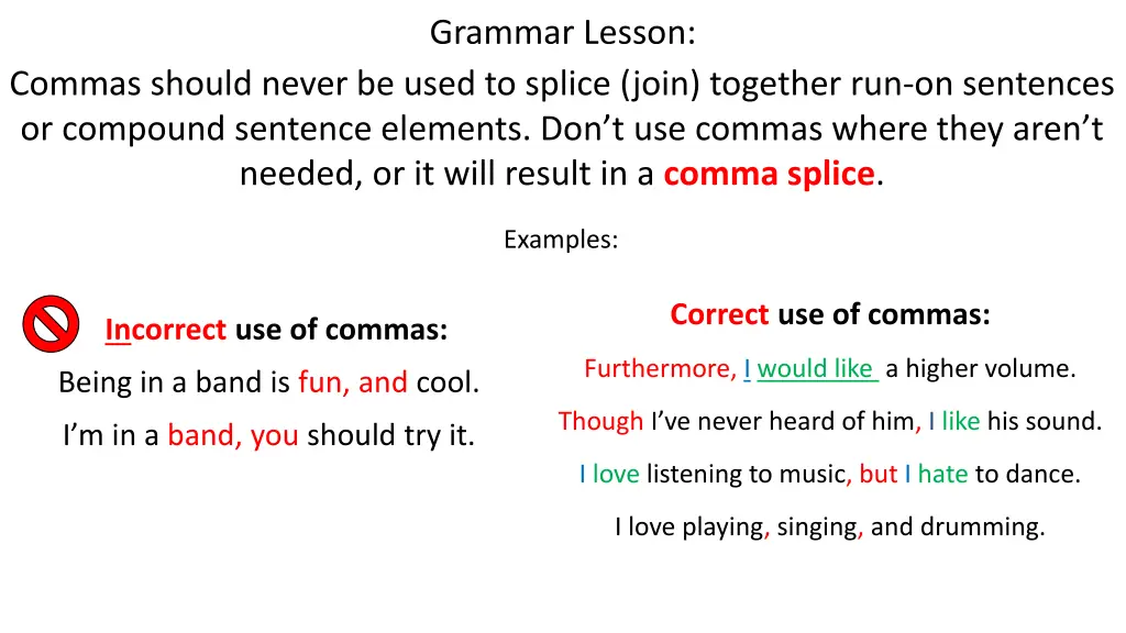 grammar lesson 5