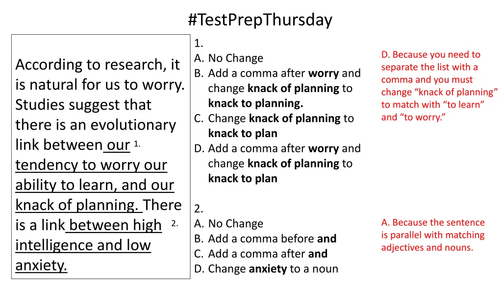 testprepthursday 2