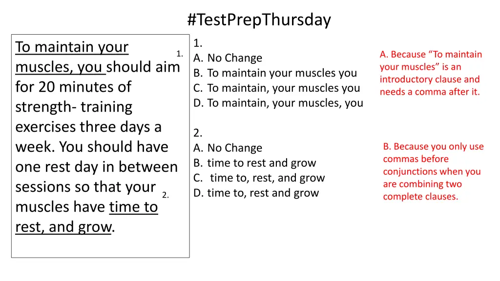 testprepthursday 5