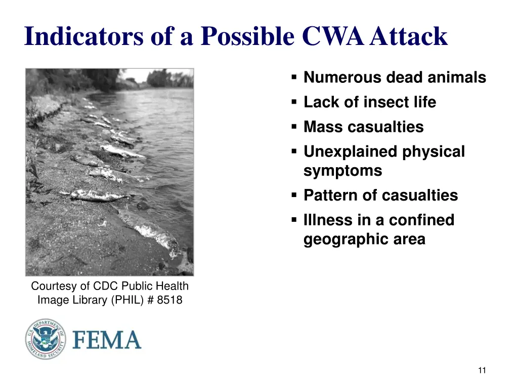 indicators of a possible cwa attack