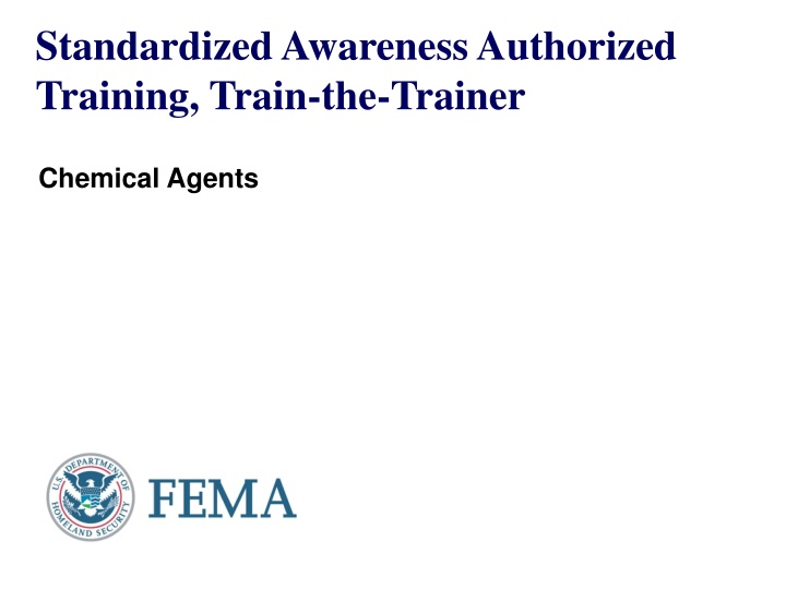 standardized awareness authorized training train