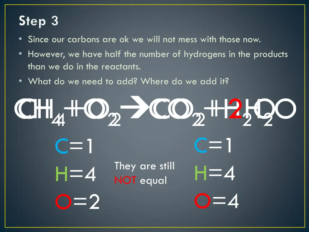 step 3 since our carbons are ok we will not mess