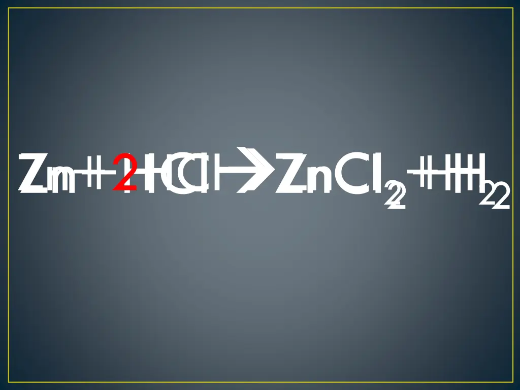 zn hcl zncl 2 h 2 zn 2hcl zncl 2 h 2