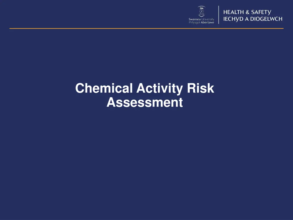 chemical activity risk assessment