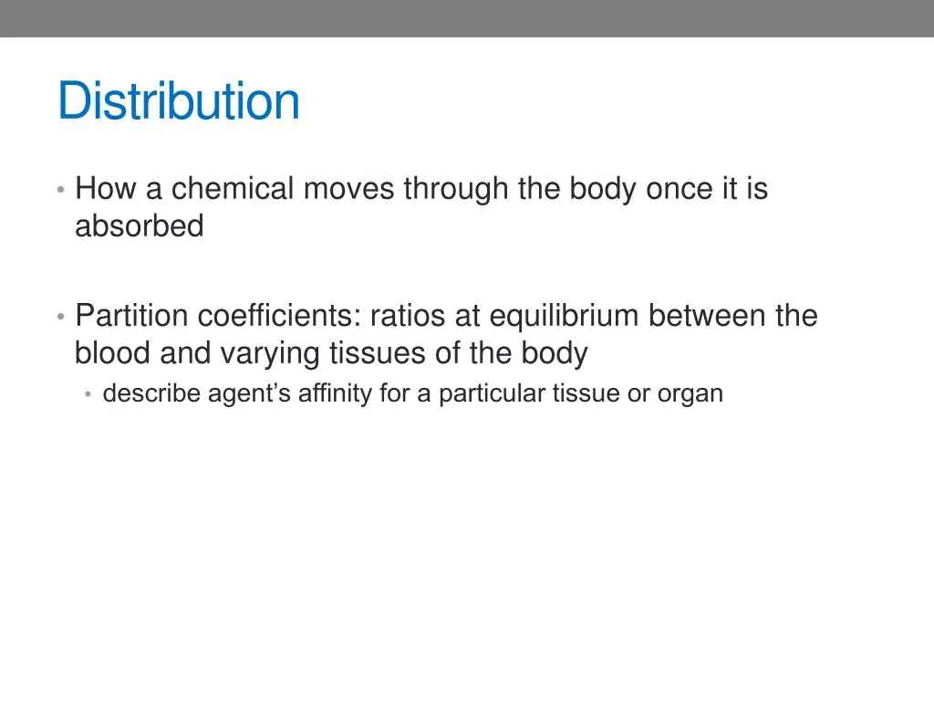 distribution