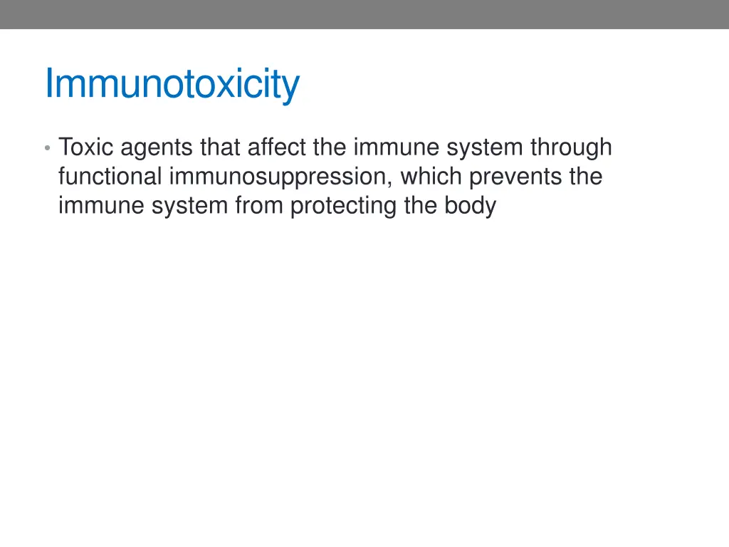 immunotoxicity