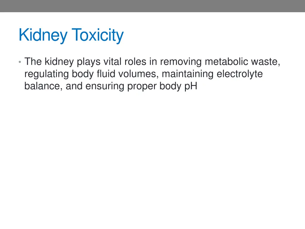 kidney toxicity