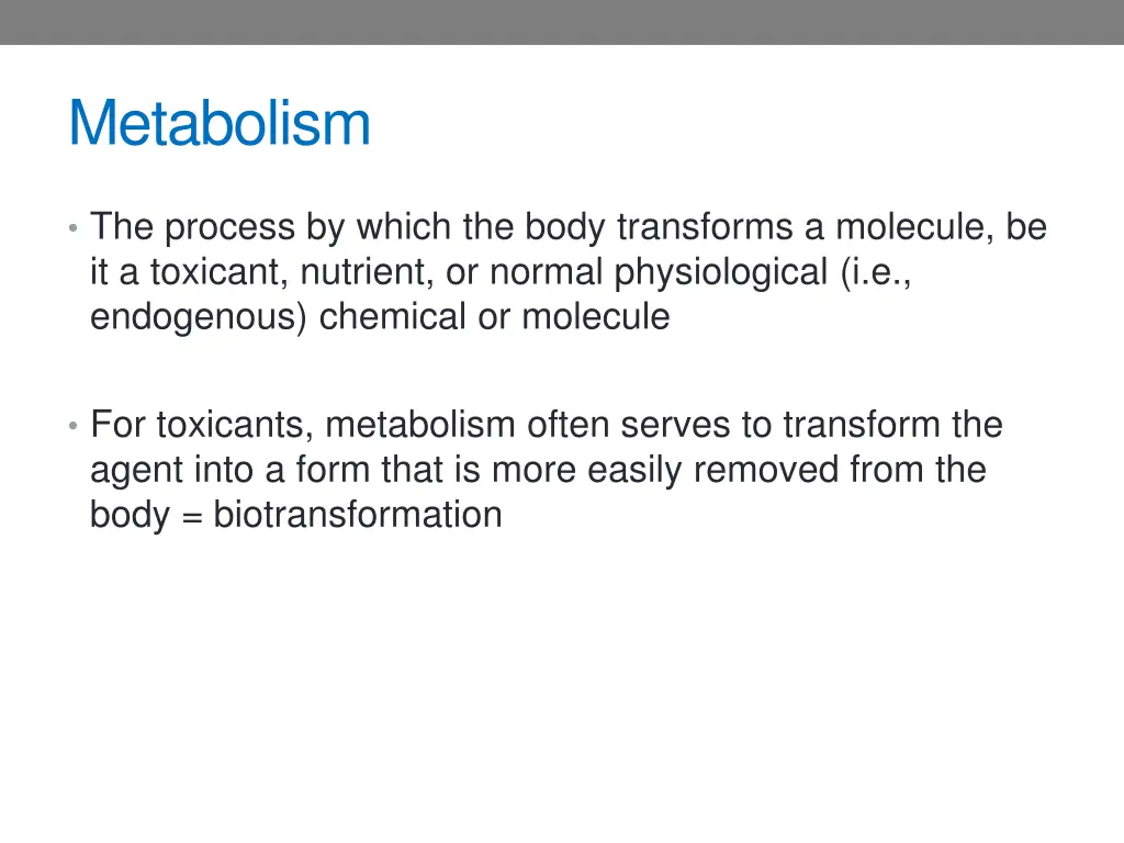 metabolism