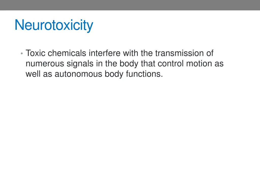 neurotoxicity