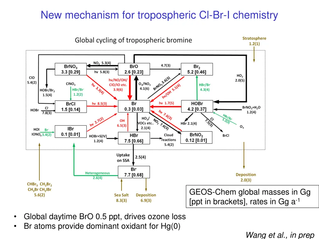 new mechanism for tropospheric cl br i chemistry 1