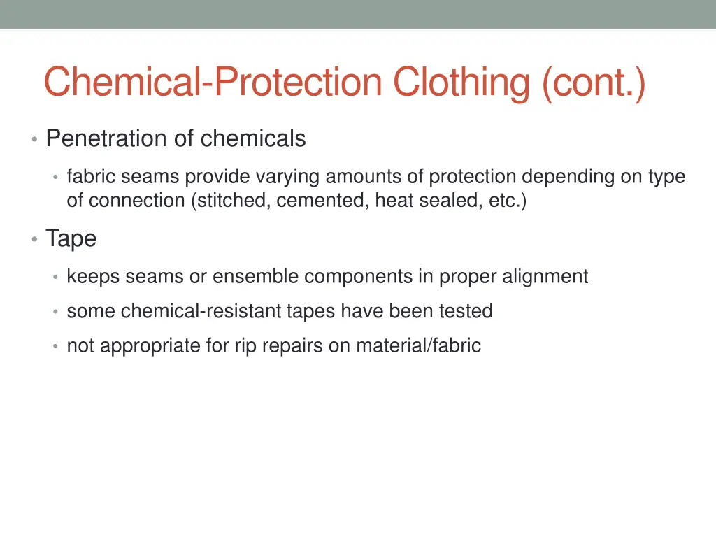 chemical protection clothing cont 1