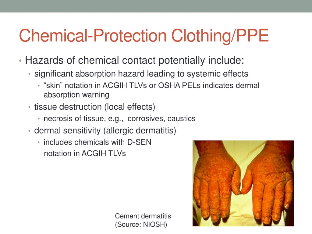 chemical protection clothing ppe