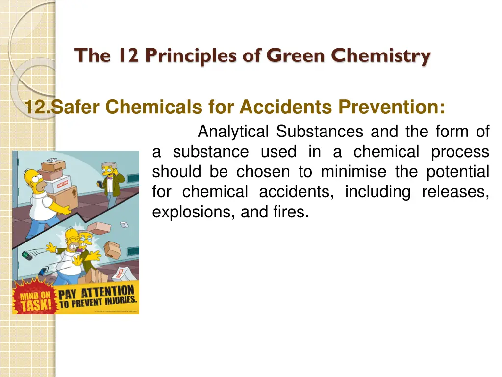 the 12 principles of green chemistry 11