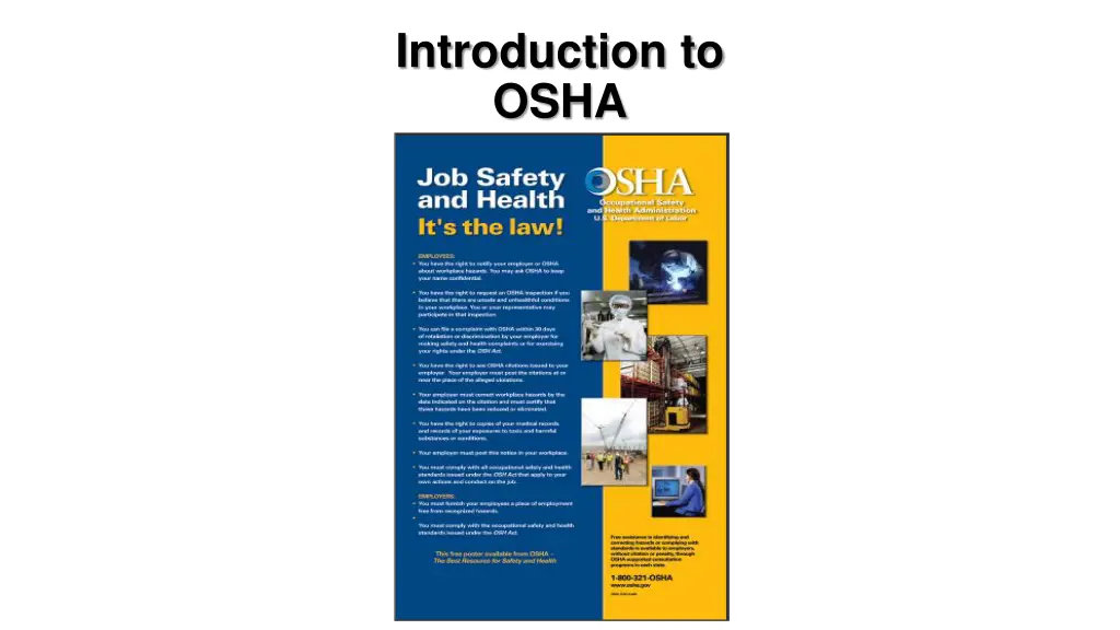 introduction to osha