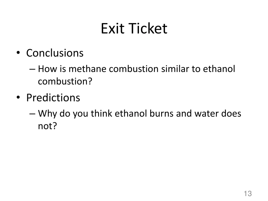 exit ticket