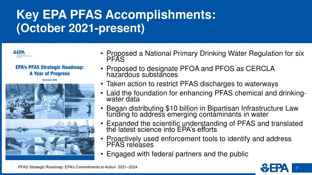 key epa pfas accomplishments october 2021 present