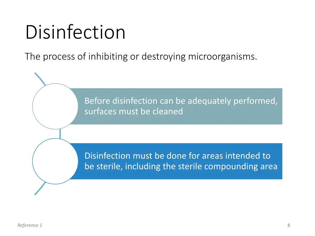 disinfection the process of inhibiting