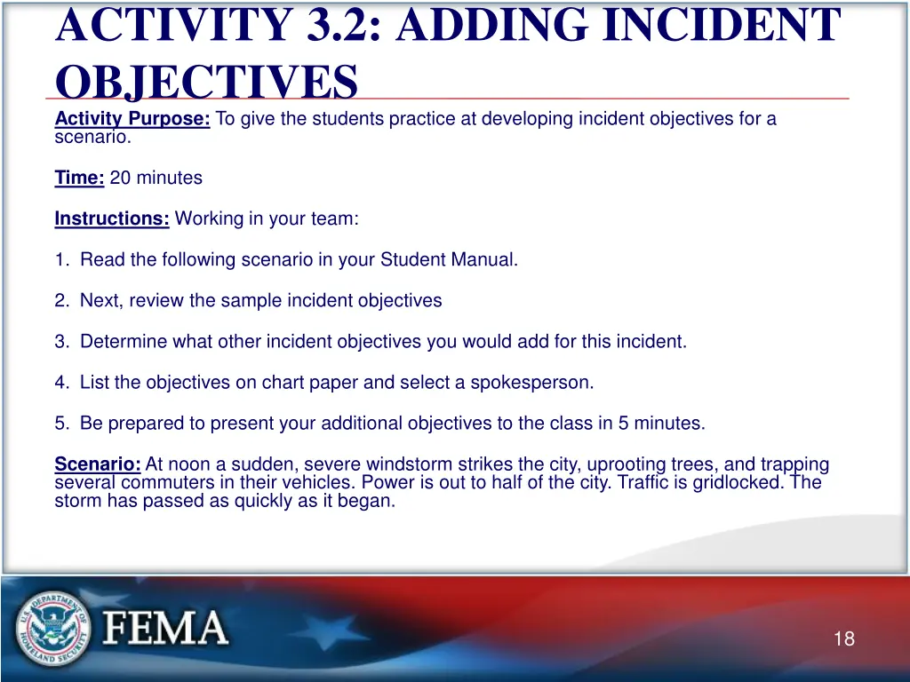 activity 3 2 adding incident objectives activity