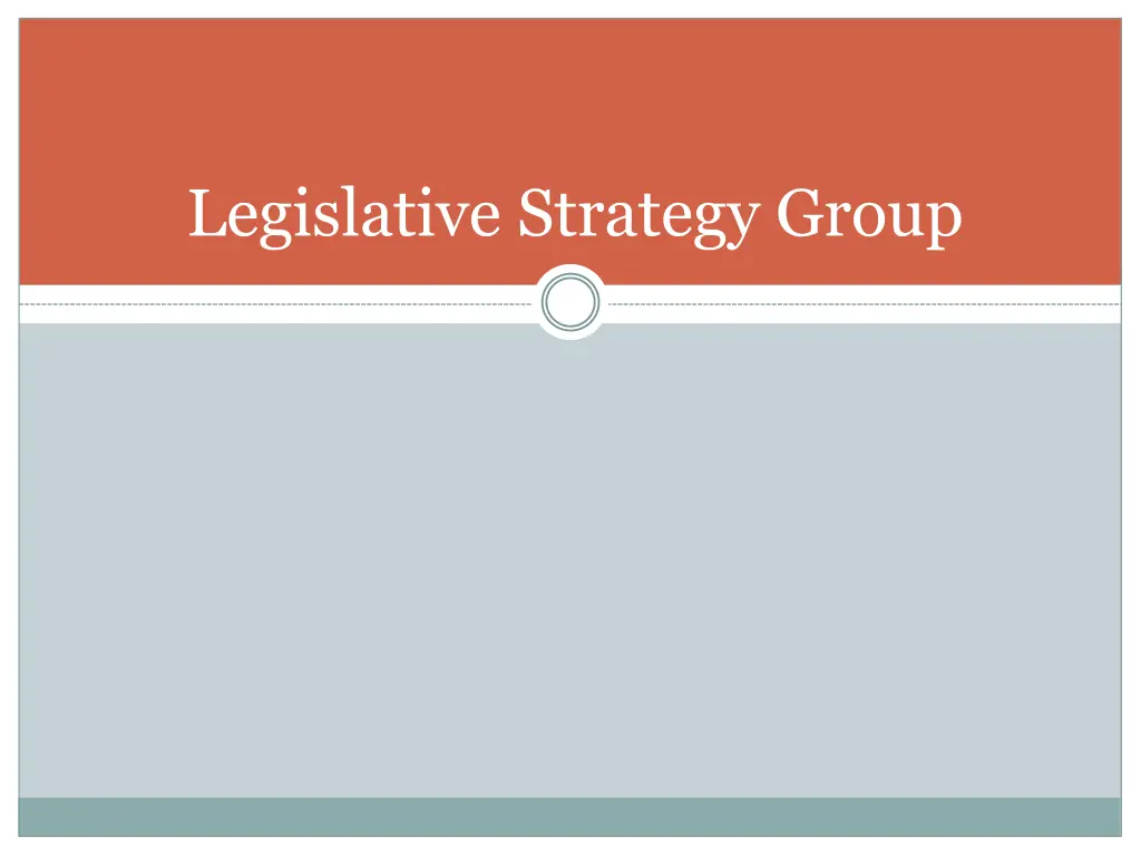 legislative strategy group