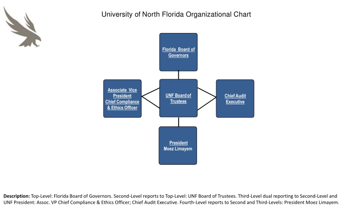 university of north florida organizational chart