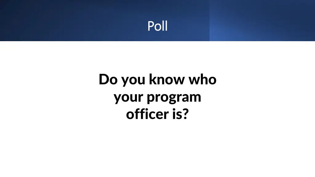 poll poll