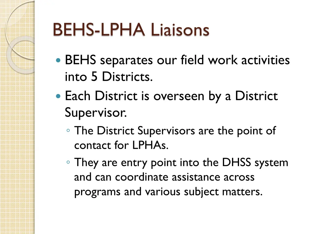 behs lpha liaisons