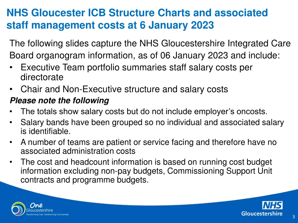 nhs gloucester icb structure charts