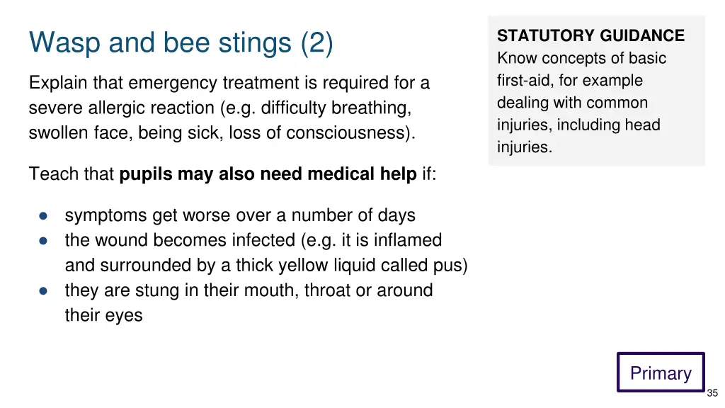 wasp and bee stings 2