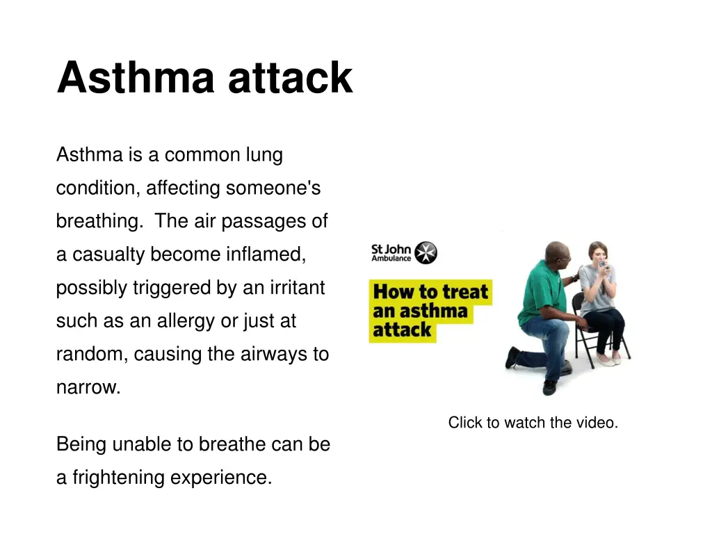 asthma attack