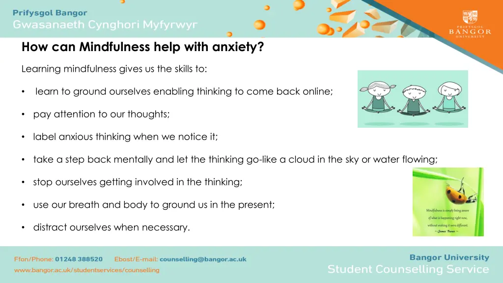 how can mindfulness help with anxiety