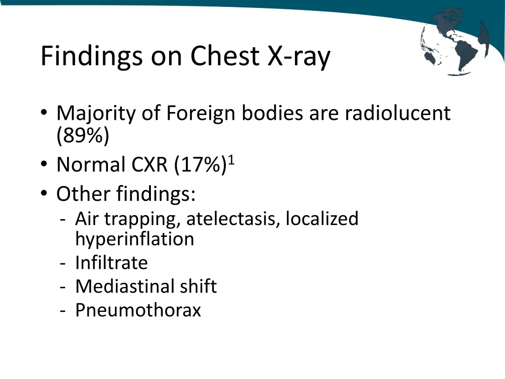 findings on chest x ray