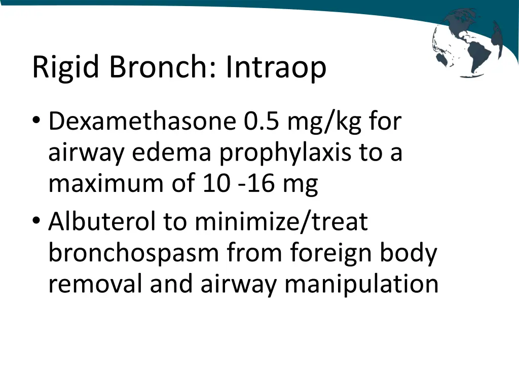 rigid bronch intraop