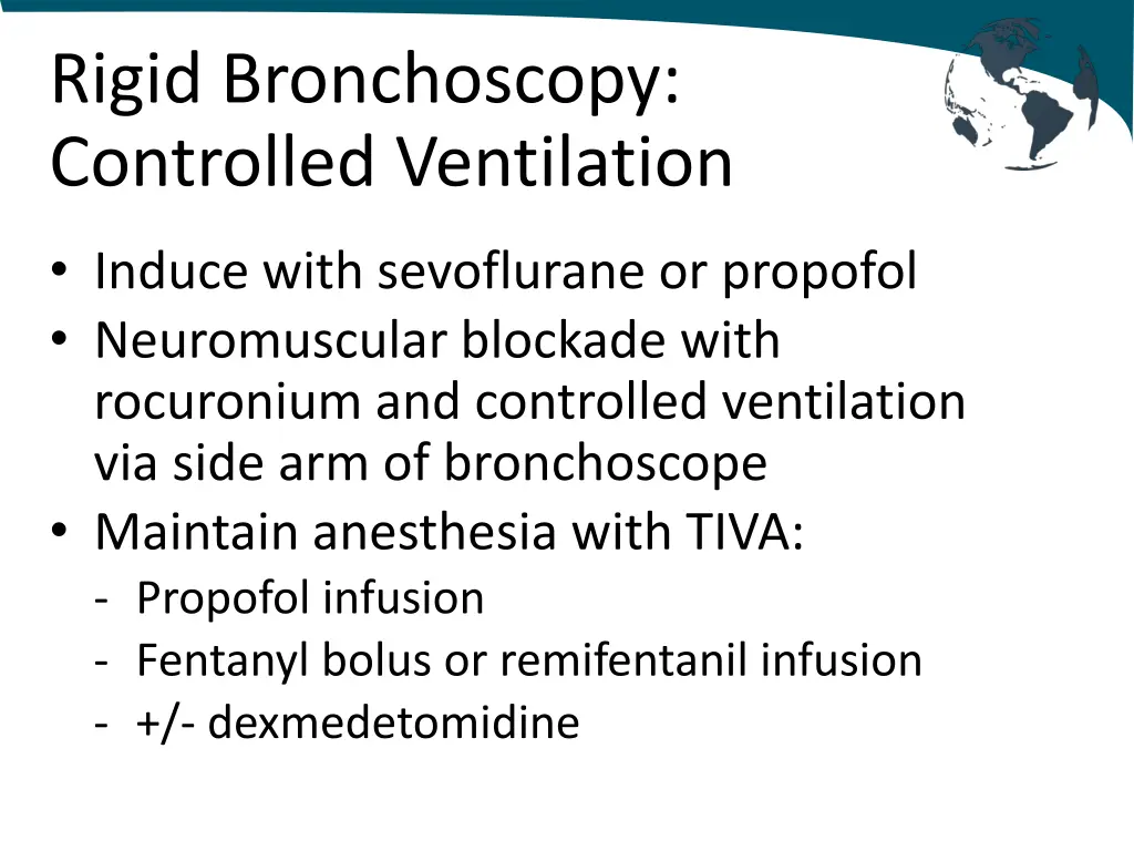 rigid bronchoscopy controlled ventilation 1