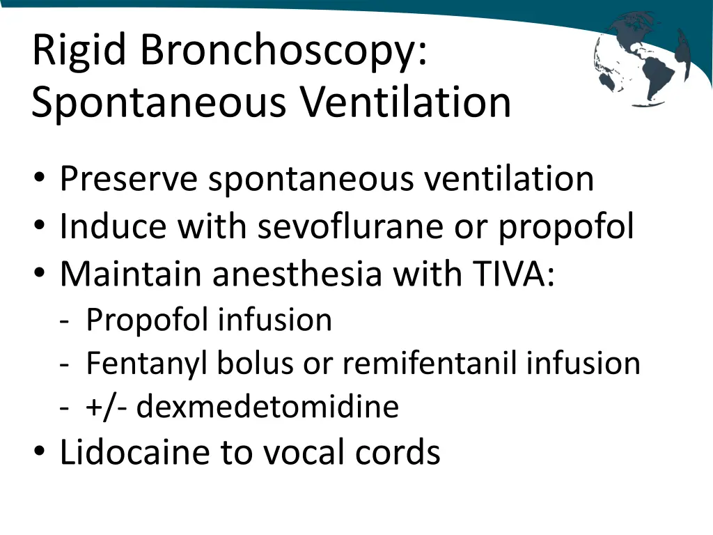 rigid bronchoscopy spontaneous ventilation 1