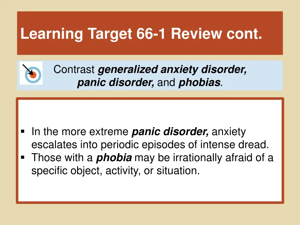 learning target 66 1 review cont