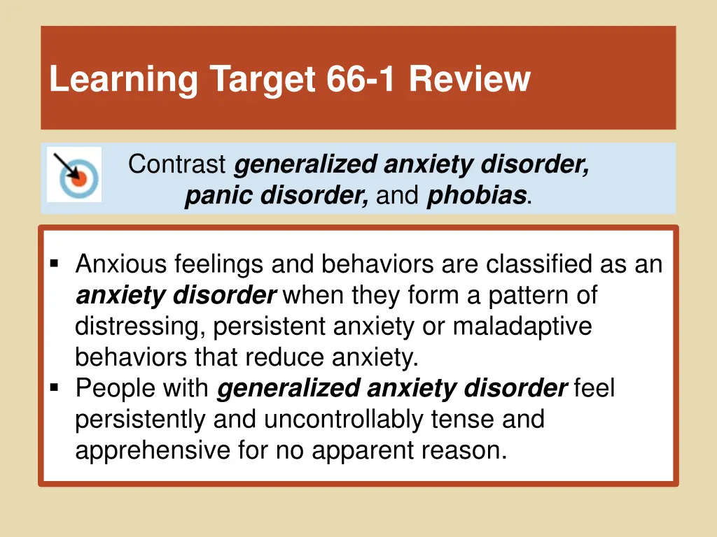 learning target 66 1 review